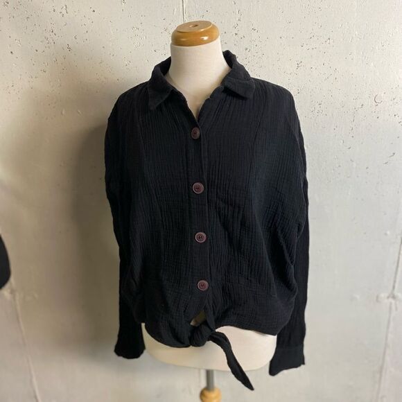#142 FREE PEOPLE Oversized Sun Streaks Shirt Jacket - Picture 4 of 11